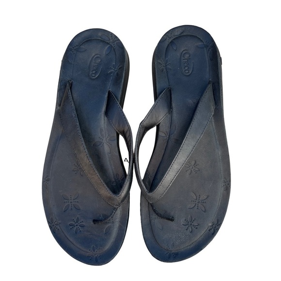 Chaco Locavore Ecotread Black Flip Flop Sandals Brand New in Box - Picture 1 of 10